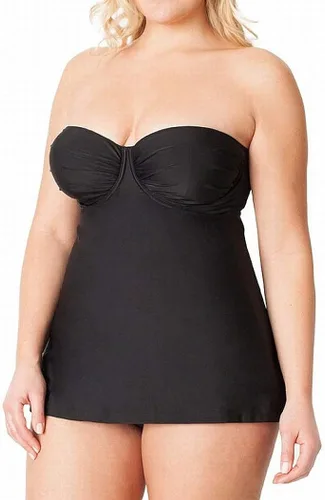 Vista 4 de Smart & Sexy Tankini convertible con aros para mujer con longitud añadida