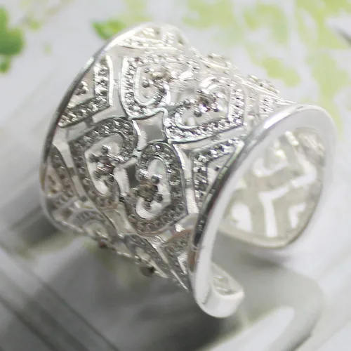 Vista 4 de Naivo Europe Style 925 - Anillo de diadema con circonitas blancas Plata 925