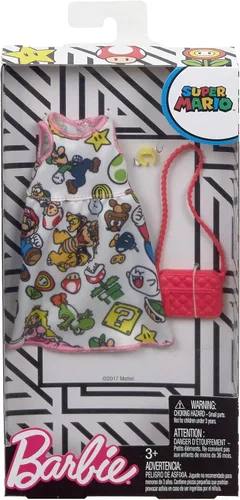 Vista 2 de Barbie Super Mario Fashion, Blanco