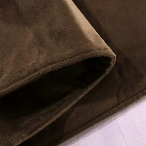 Vista 7 de Pañuelo de terciopelo de lujo, toalla de cola de cama, decoración de ropa de cama para el hogar, hotel, dormitorio