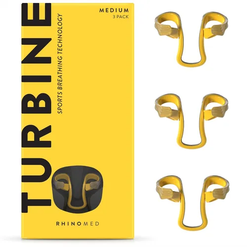 Vista 11 de Dilatador Nasal Turbine para Atletas - Paquete de 3 Dilatadores Turbine Diseñados para Entrenamiento Atlético - Aumenta el Flujo de Aire a
