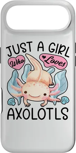 Vista 27 de Just A Girl Who Loves Axolotls Axolotl Lovers Funny Kawaii Case for iPhone 16