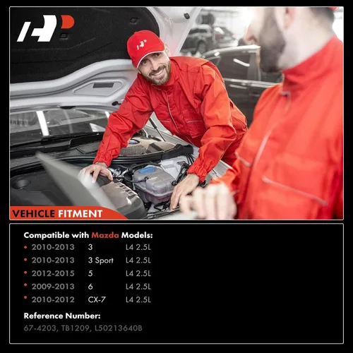 Vista 3 de A-Premium Conjunto de cuerpo electrónico del acelerador compatible con Mazda 3 2010-2013, 3 Sport 2010-2013, 6 2009-2013, 5 2012-2015, CX-7