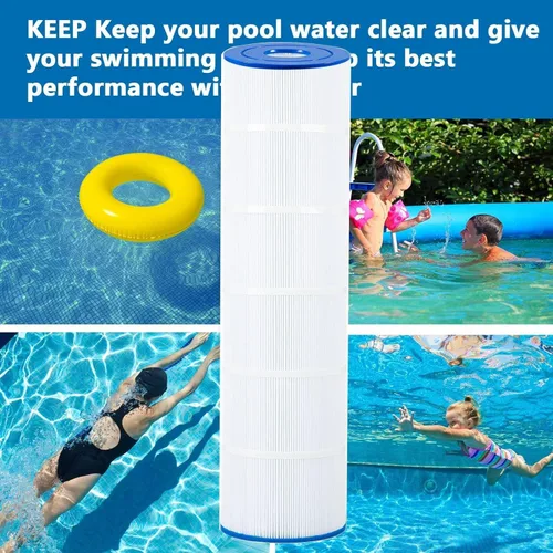 Vista 7 de PELLUCID Filtro de piscina compatible con Hayward CX880XRE, Pleatco PA106-PAK4, Unicel C-7488, Filbur FC-1226, FC-6430, filtros fáciles de instalar