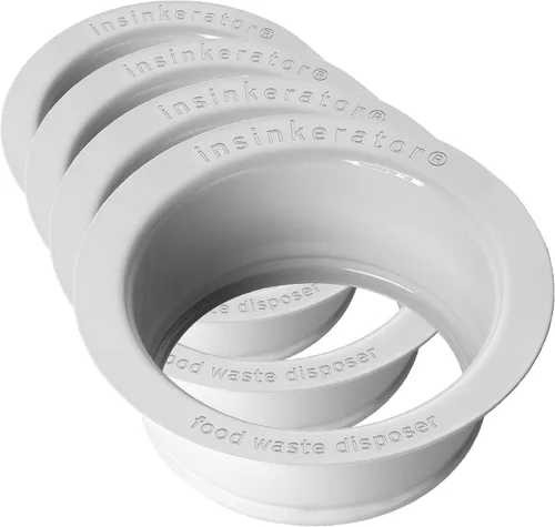 Vista 6 de INSINKERATOR Brida para fregadero de cocina para triturador de basura INSINKERATOR, FLG-MTBLK, negro mate (paquete de 4)