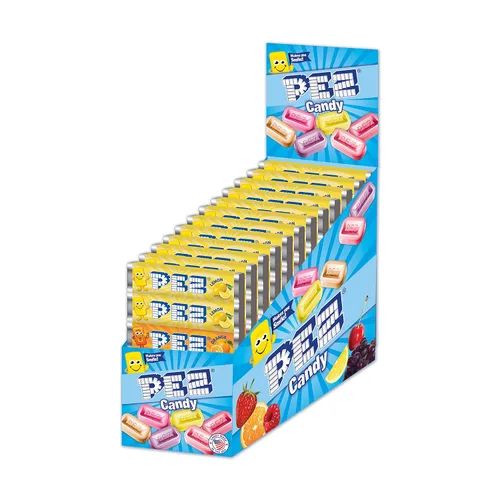 Vista 4 de Rollos de recambio de caramelos Pez, bolsa variada de 11 onzas (aproximadamente 35 rollos completos por bolsa)