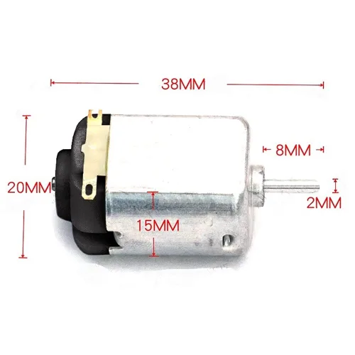 Vista 2 de 1-6v Dc Motor, 130 Dc Motor, Dc Motor for Electric Vehicle Toys Micro Mini Cars Motor