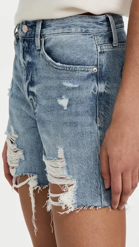 Vista 4 de Pistola Denim Devin - Pantalones cortos de talle alto para mujer