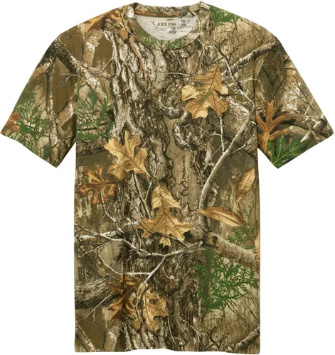 Vista 2 de Joe's Camisas de caza de camuflaje de algodón para hombre en tallas S-3XL Camiseta de manga larga con bolsillo Camo
