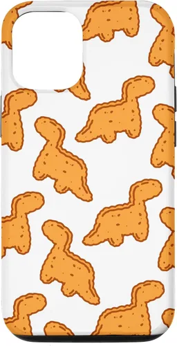 Vista 28 de Cute Dino T-Rex Chicken Nugget Funny Tyrannosaurus Case para iPhone 17