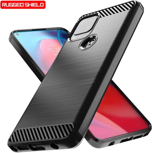 Vista 4 de Asuwish Funda compatible con Moto G Stylus 5G 2021 y protector de pantalla de vidrio templado, accesorios de celda, funda de silicona para Motorola
