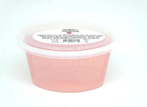 Vista 3 de Aroma floral de clavel en gel derretido para calentadores y quemadores de The Gel Candle Company Peel, MELT and Enjoy