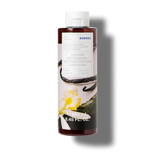 Vista 9 de KORRES Limpiador Corporal Renovador, Aroma a Albahaca y Limón, Gel Espumoso de Ducha para Mujeres y Hombres con Botánicos Griegos Hidratantes, Jabón