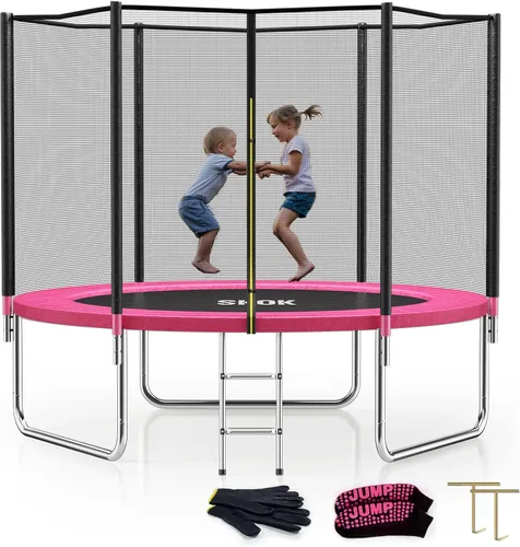 Vista 9 de SKOK Trampoline for Kids,400LBS Outdoor Trampoline with Net-ASTM Approved Trampoline for Children and Adults
