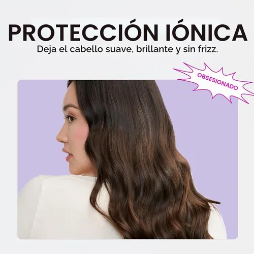 Vista 5 de Secador de pelo Wavytalk con difusor, secador iónico Blown Away para cabello rizado con peine, secador de 1875 W de secado rápido con tecnología