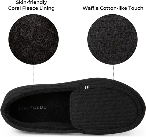 Vista 3 de EverFoams Mocasines de microgamuza transpirables para interiores y exteriores para mujer