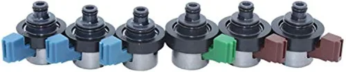 Vista 3 de 4EAT 6 unids/set de solenoide de cambio de transmisión automática 31705AA440 31705AA441 31705AA4419L compatible con Subar-u 2.5 Forester Outback