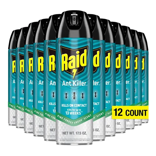Vista 14 de Raid Ant Killer Spray Kills on Contact Pine Forest Fresh Scent Defense System 17.5 onzas (paquete de 2)