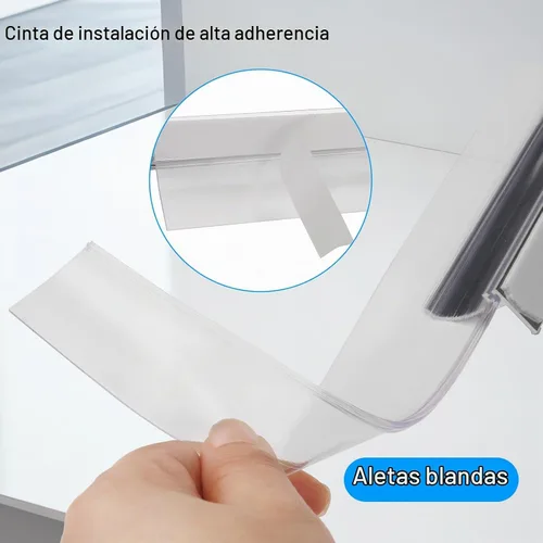 Vista 4 de Barra de goteo para puerta de ducha con marco de 25 pulgadas con escobilla de vinilo, deflector de agua inferior para puerta de ducha cromada