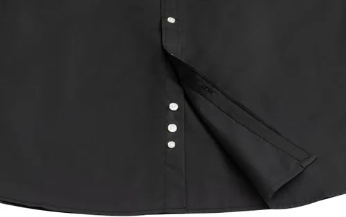 Vista 5 de Double Pump Camisas de vestir grandes y altas para hombre, de manga larga, casuales, de negocios, con botones, de talla XXL (T) a 6XL (T)