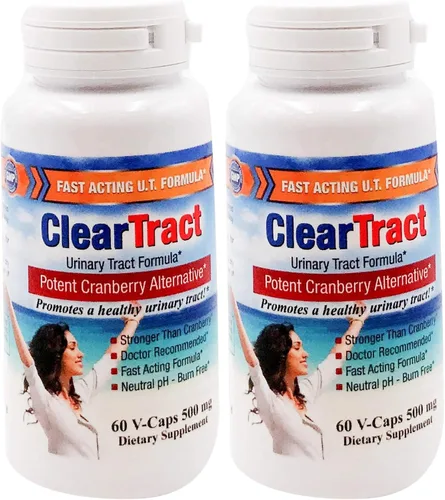 Vista 4 de Cleartract Cápsulas de fórmula D-manosa, 500 mg, 60