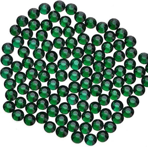 Vista 21 de 4500 unidades de diamantes de imitación de cristal de fijación en caliente con parte trasera plana HotFix gemas de cristal redondas de 0.079 Citrino