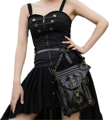 Vista 2 de AlwaySky - Bolso unisex de piel sintética para mujer y hombre