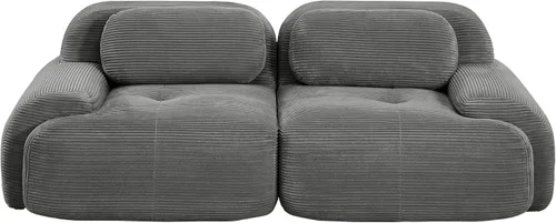 Vista 37 de Sofá comprimido moderno de espuma viscoelástica de 82 pulgadas, sofás seccionales grandes de 2 plazas para sala de estar, sofá modular Cloud que