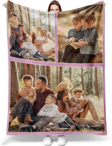 Vista 57 de Manta personalizada con imagen, manta personalizada con texto de fotos, manta de fotos personalizada para amiga, mamá y papá, regalos personalizados