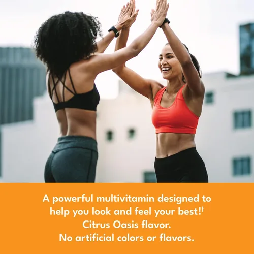 Vista 2 de Hi-Health Multivitamínico líquido, sabor a oasis cítrico, 16 onzas líquidas