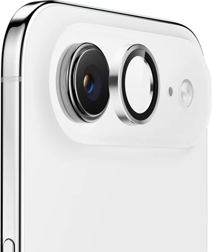 Vista 29 de UARMOR - Protector de lente de cámara compatible con iPhone 17, 16 y 16 Plus: vidrio templado 9H y cubierta de aluminio, transparente HD, kit