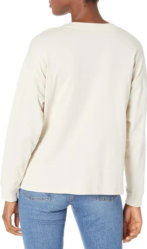 Vista 2 de Calvin Klein Camiseta cuadrada de manga larga Hudson para mujer