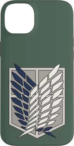 Vista 15 de Attack on Titan Funda protectora del regimiento de exploradores de la temporada 4 para iPhone 17