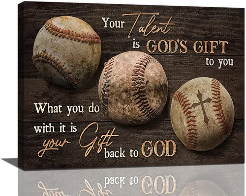 Vista 10 de Arte de pared de baloncesto y fútbol, fotos de béisbol, fútbol, decoración de pared, citas inspiradoras, impresiones de pintura en lienzo