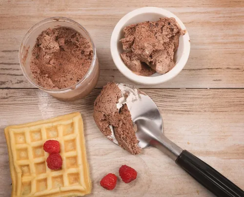 Vista 3 de Cuchara de pala de helado resistente, con mango de plástico antideslizante y cómodo, paleta de helado de acero inoxidable para helado duro
