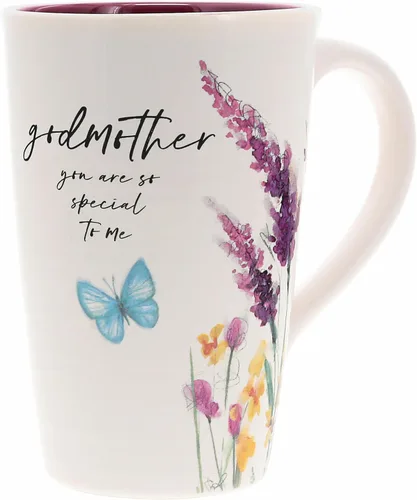 Vista 10 de Pabellón - Taza de 17 onzas para abuela, taza de café con patrón floral, taza de café de mariposas, ideas de cocina para primavera y verano, taza
