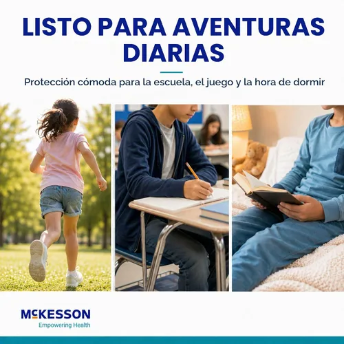 Vista 7 de McKesson Pantalones de entrenamiento juveniles, S/M 38, diseño infantil, 65 libras, 17