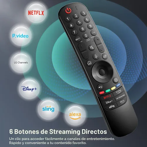 Vista 8 de Replacement for LG TV Remote, for 2019-2025 LG Remote Control for Smart TVs