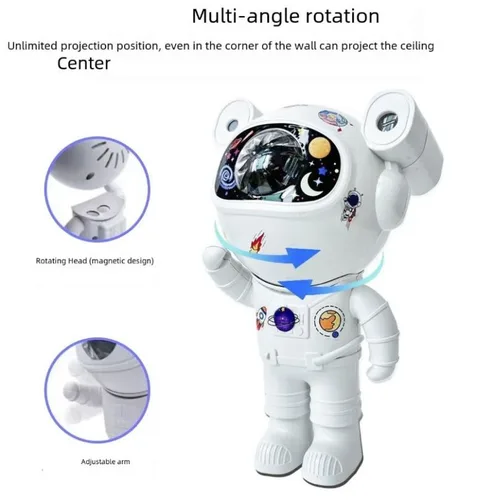 Vista 2 de Astronauta Proyector Con Bluetooth