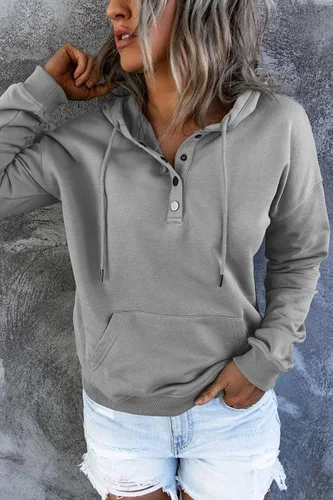 Vista 3 de Trendy Queen Sudaderas con capucha para mujer Darkgrey, Gris