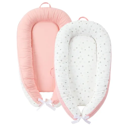 Vista 7 de JOLLITO Tumbona de bebé para niñas y niños, funda para tumbona infantil, artículos esenciales para recién nacidos de 0 a 12 meses, alfombra de juego