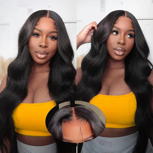 Vista 22 de Pelucas de encaje frontal de 13x4 Highlight Ombre de cabello humano ondulado 4/27 color rubio miel 9A sin pegamento HD encaje frontal transparente