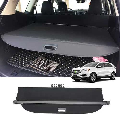 Vista 52 de Powerty - Cubierta de carga para Toyota RAV4 2013-2018, accesorios de cuero