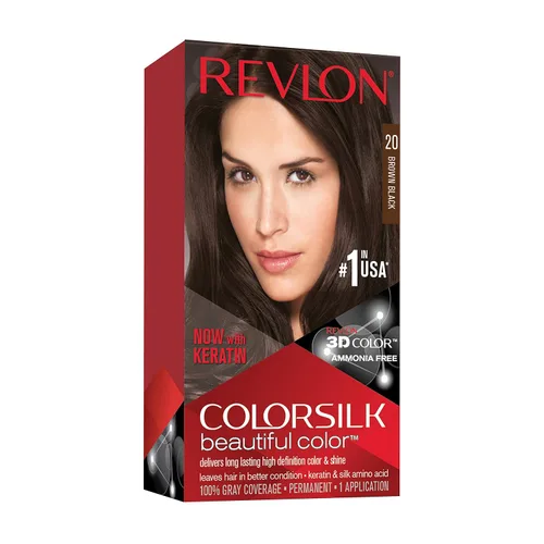 Vista 12 de Revlon Colorsilk Beautiful Color, castaño dorado medio [46] 1 unidad (paquete de 4)