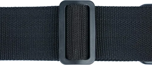 Vista 5 de MELOTOUGH Cinturón de red con hebilla para herramientas, cinturón de 2 pulgadas de ancho, estilo simple negro para carpinteros y contratistas
