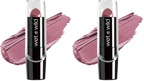 Vista 21 de wet n wild - Lápiz labial con acabado sedoso, color labial hidratante rico y acumulable, formulado con vitaminas A, E y macadamia para una Un breve