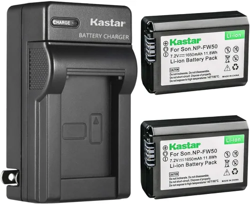 Vista 5 de Kastar Reemplazo del cargador de batería de pared de CA NP-FW50 para Sony Cyber-Shot DSC-RX10 III, Cyber-Shot DSC-RX10M3, Cyber-Shot DSC-RX10 IV