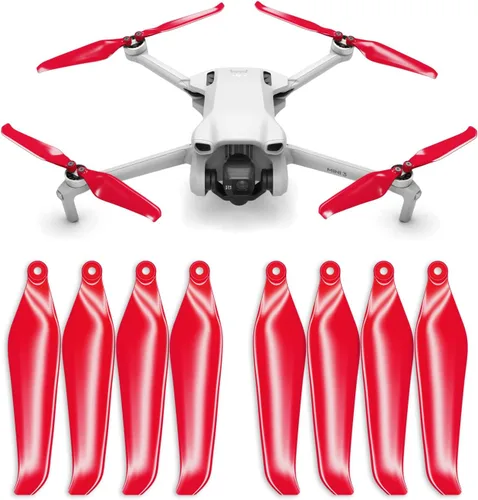 Vista 9 de Hélices sigilosas Master Airscrew para DJI Mini 3 - Negro, juego de 4 hélices