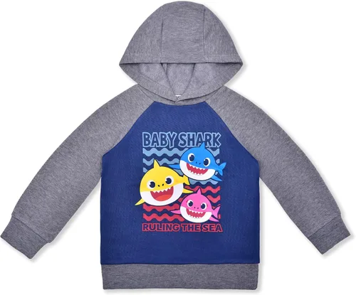 Vista 2 de Nickelodeon Conjunto de sudadera con capucha y pantalones de tiburón bebé para niños pequeños