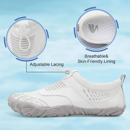 Vista 4 de Spesoul Zapatos de agua para mujer y hombre, para natación, playa, secado rápido, para piscina, senderismo, entrenamiento, deportes acuáticos al